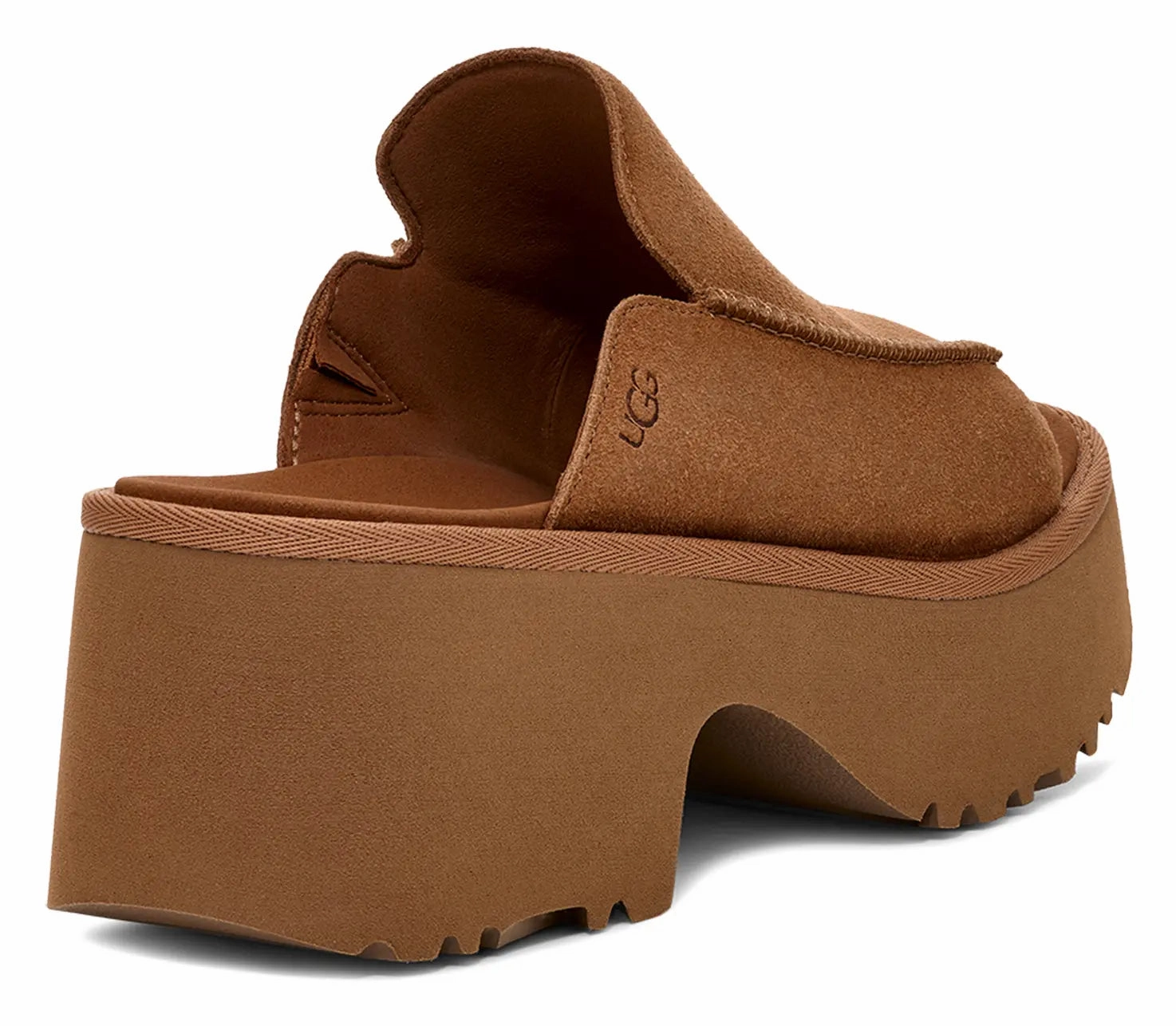 Women's UGG New Heights Slide  Chic & Comfortable Platform Sandals Ugg cozy footwear visuals