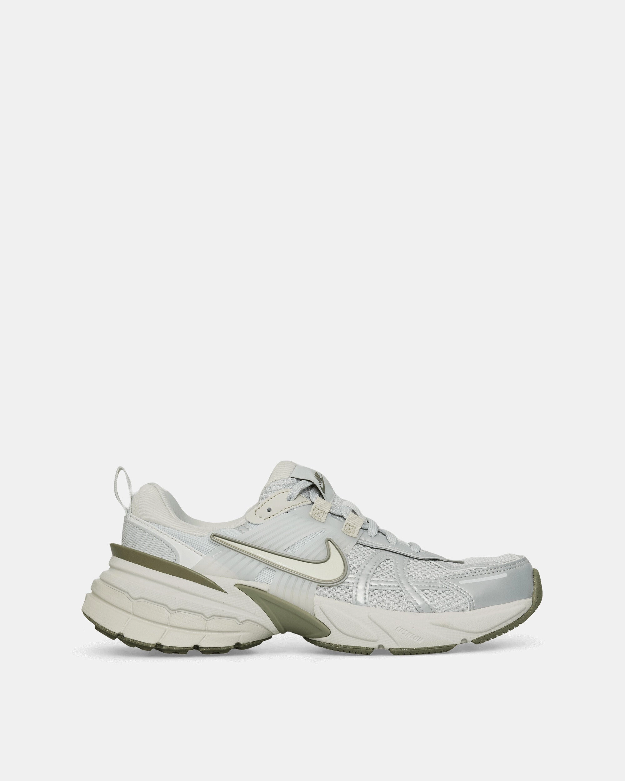 Women's V2K Run Sneakers Photon Dust / Summit White / Light Army Nike breathable sports sneakers for comfort