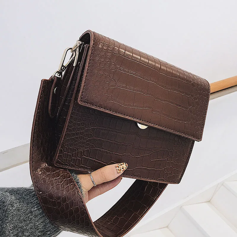 Women's Designer Luxury Handbag 2020 Fashion New High quality PU Leather Women Handbags Crocodile pattern Shoulder Messenger Bag Fashion Nova Bags
