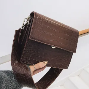 Women's Designer Luxury Handbag 2020 Fashion New High quality PU Leather Women Handbags Crocodile pattern Shoulder Messenger Bag Fashion Nova Bags