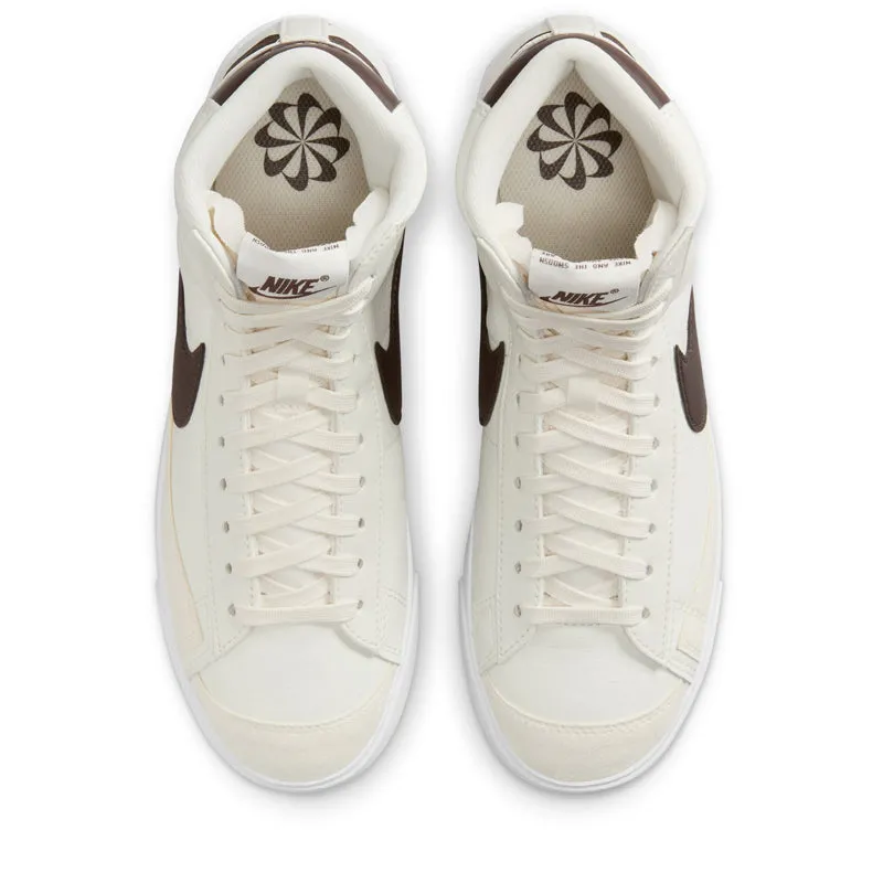 Women's Nike Blazer Mid '77 - Sail/Baroque Brown Nike signature shoe looks