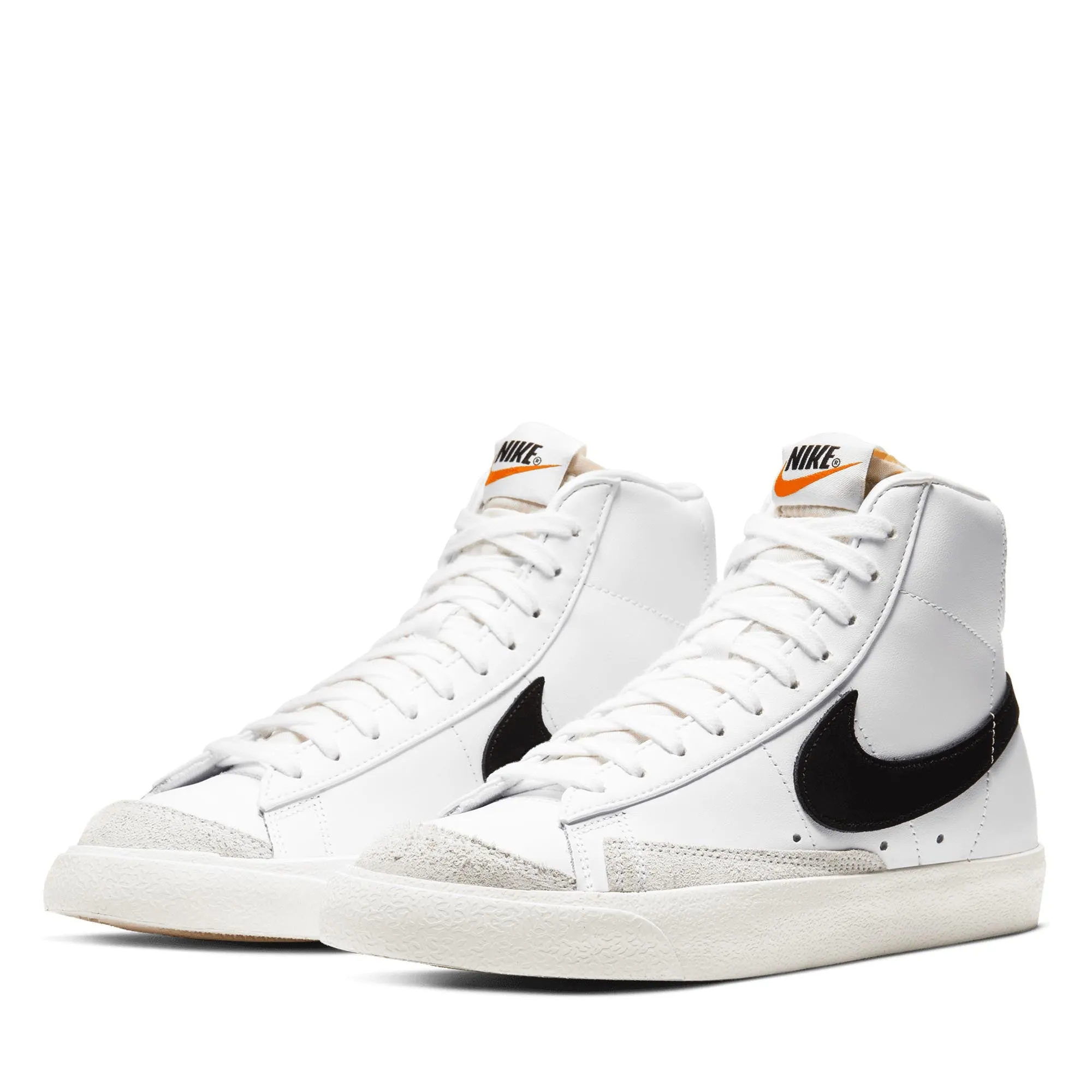 Women's Nike Blazer Mid '77 Vintage - White/Black Nike signature shoe looks