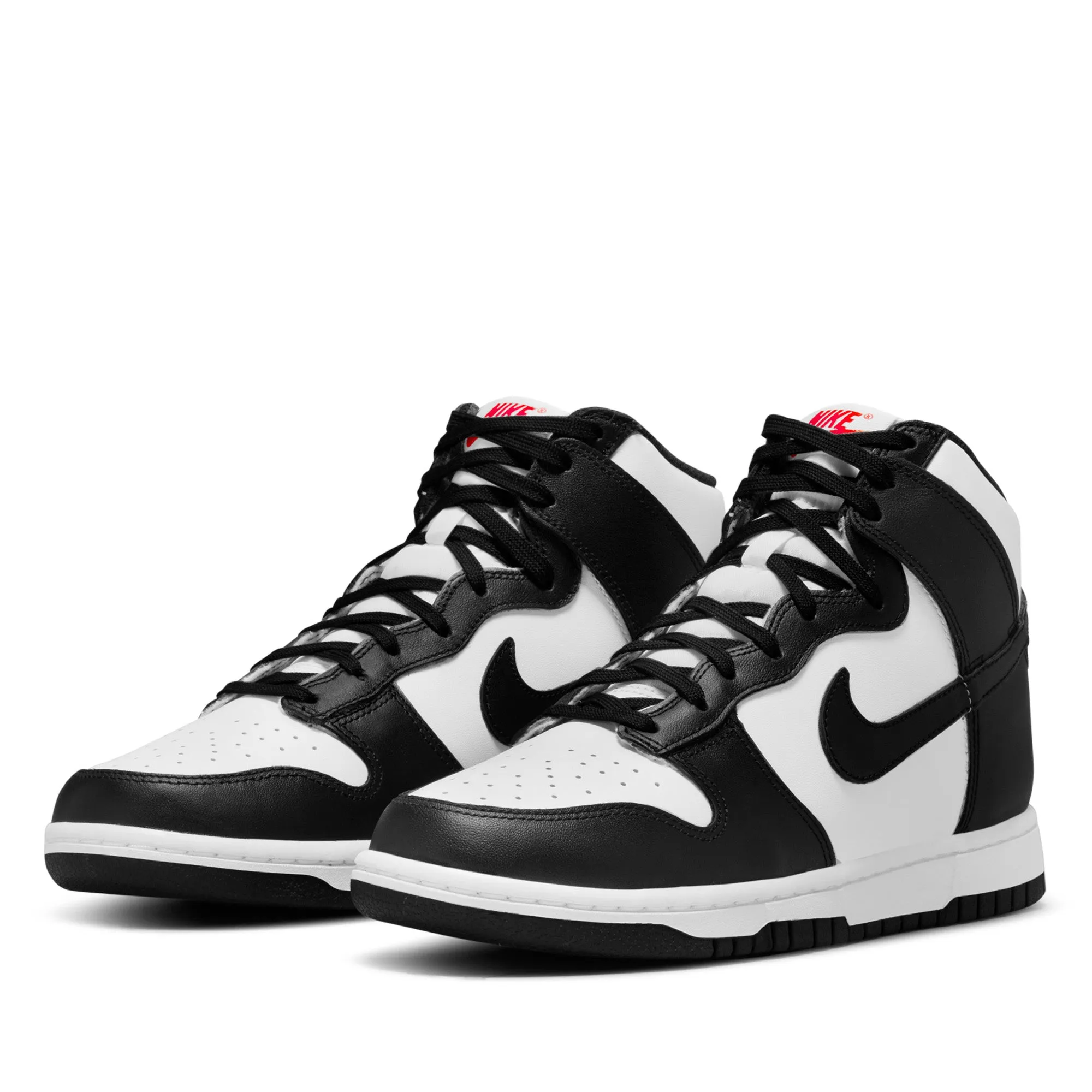 Women's Nike Dunk High - White/Black Nike signature shoe looks