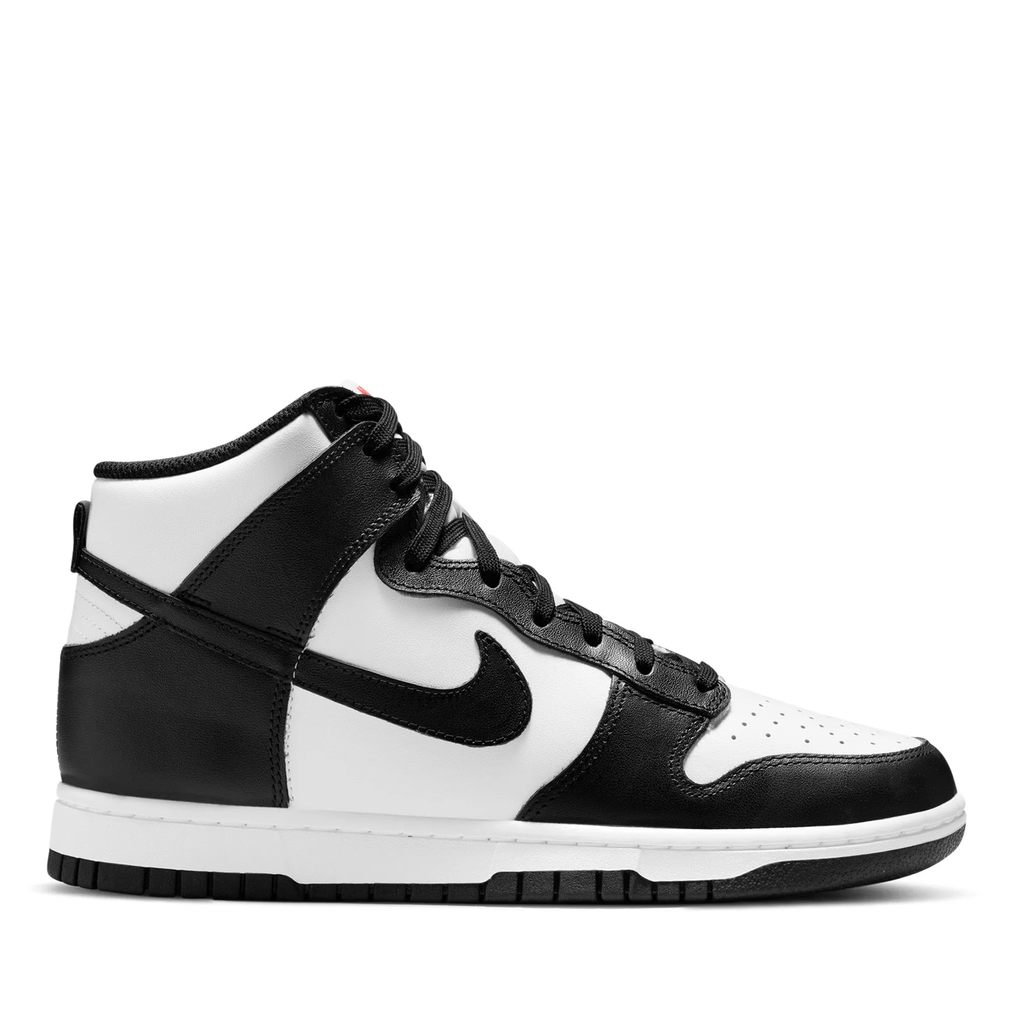 Women's Nike Dunk High - White/Black Nike signature shoe looks