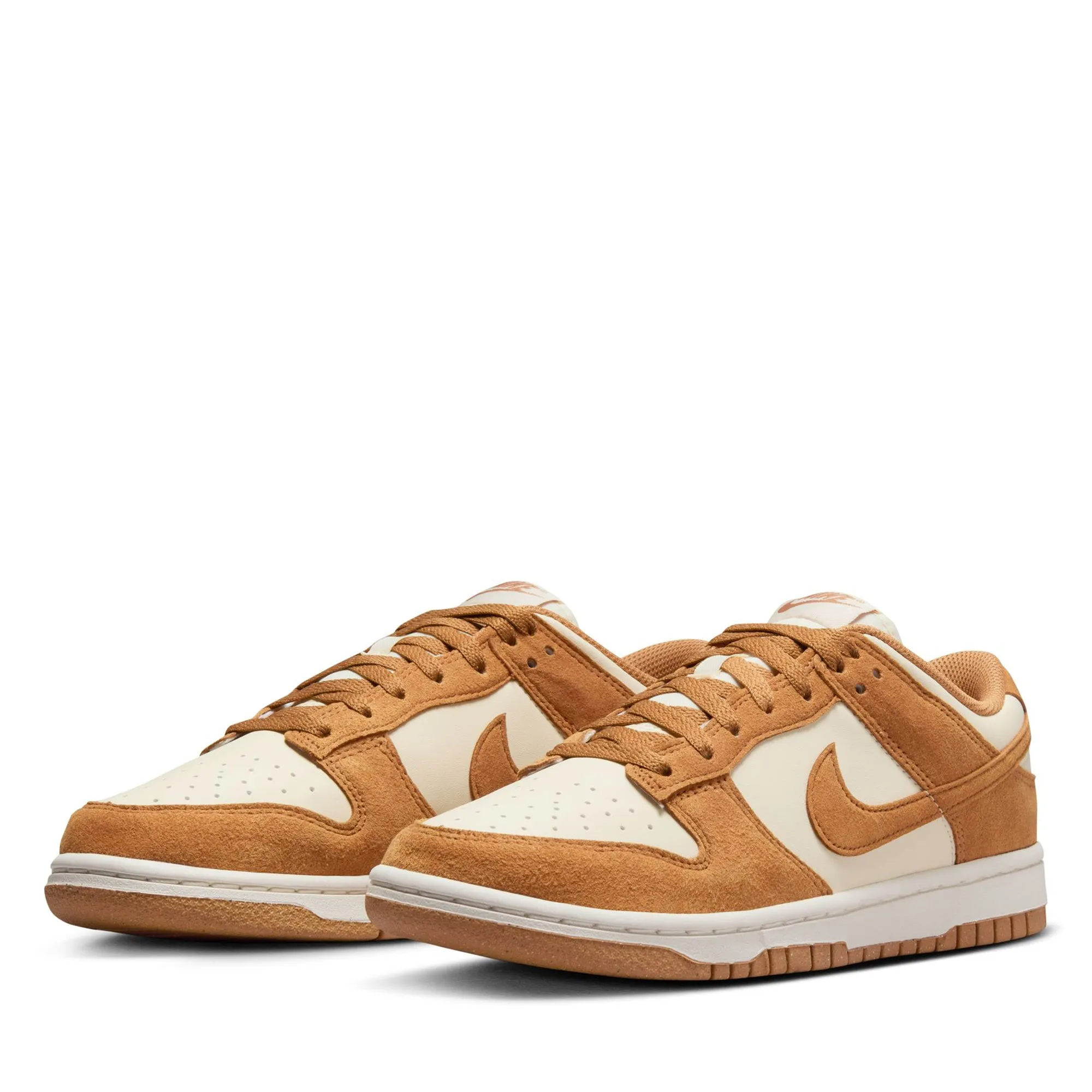 Women's Nike Dunk Low - Coconut Milk/Flax Nike signature shoe looks