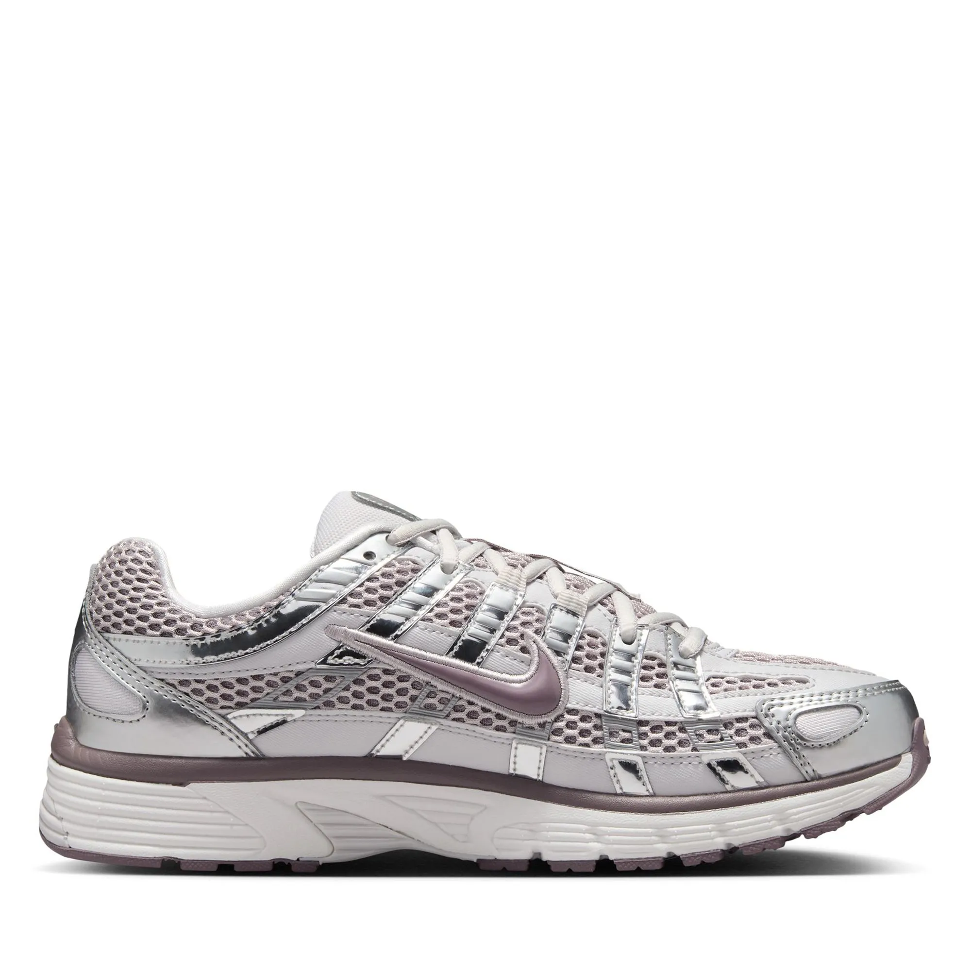 Women's Nike P-6000 - Platinum Violet/Taupe Grey Nike signature shoe looks