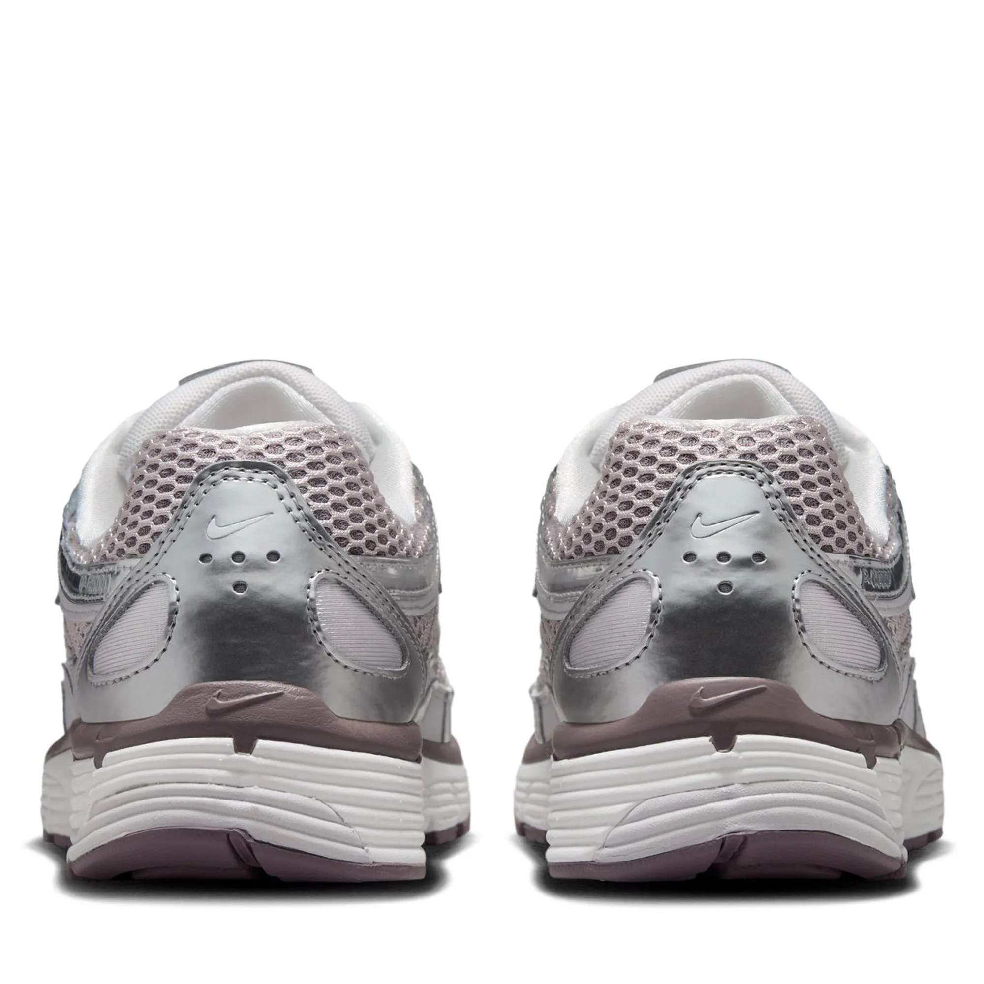 Women's Nike P-6000 - Platinum Violet/Taupe Grey Nike signature shoe looks