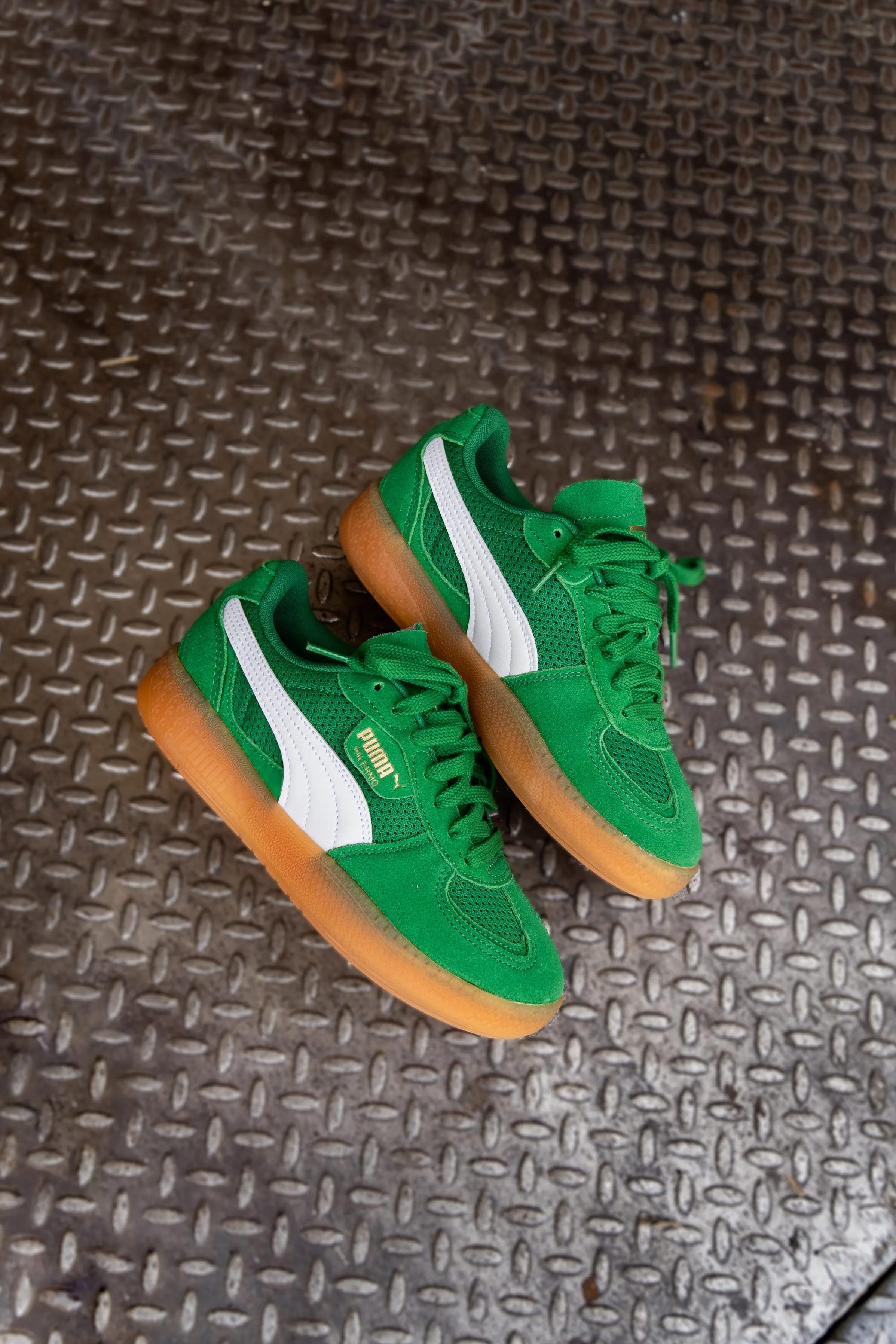 Women's Puma Palermo Moda Vintage (Archive Green/Gum) Puma athletic shoe visuals