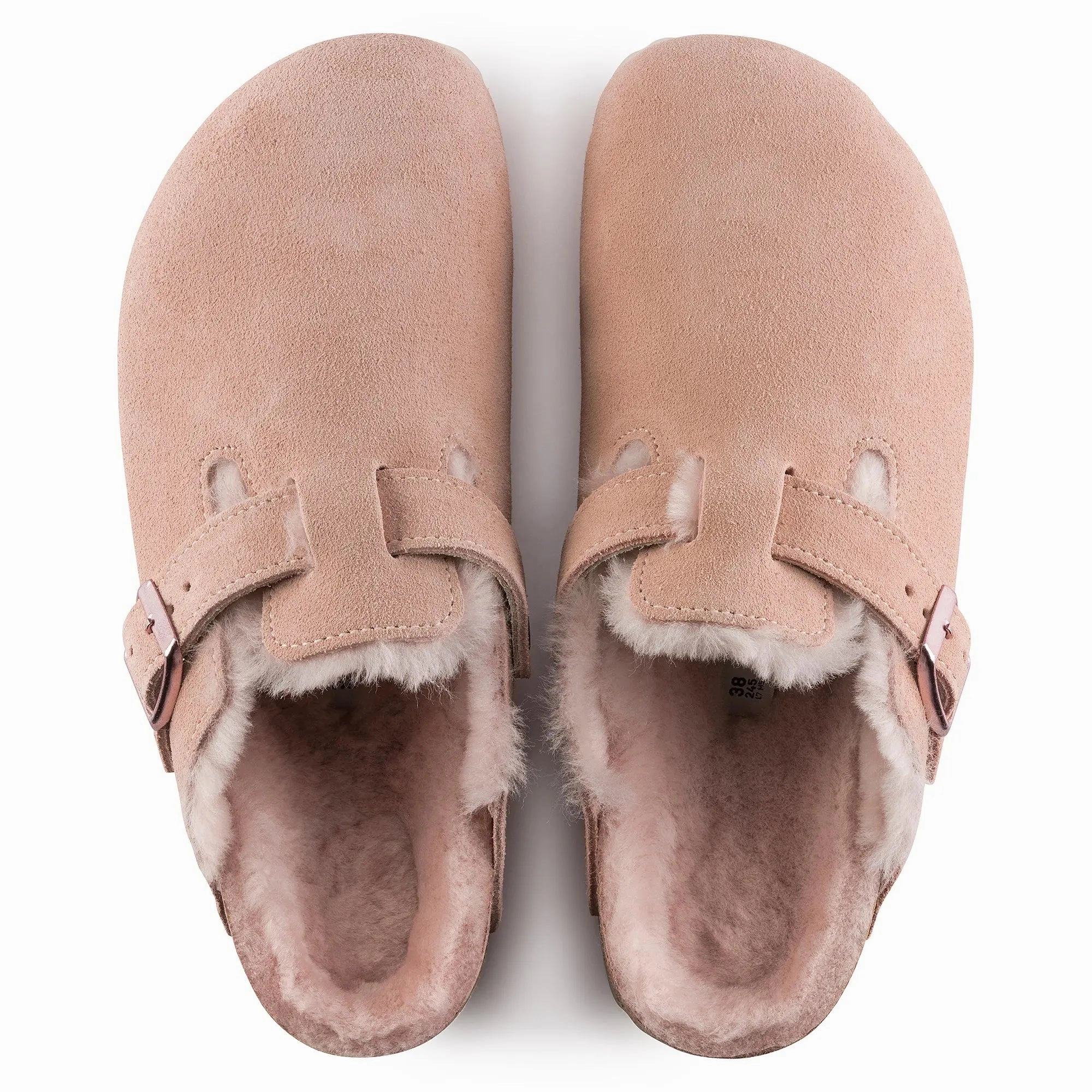 Womens Birkenstock Boston Shearling  Cozy Suede Clog with Plush Lining Birkenstock ergonomic sandals