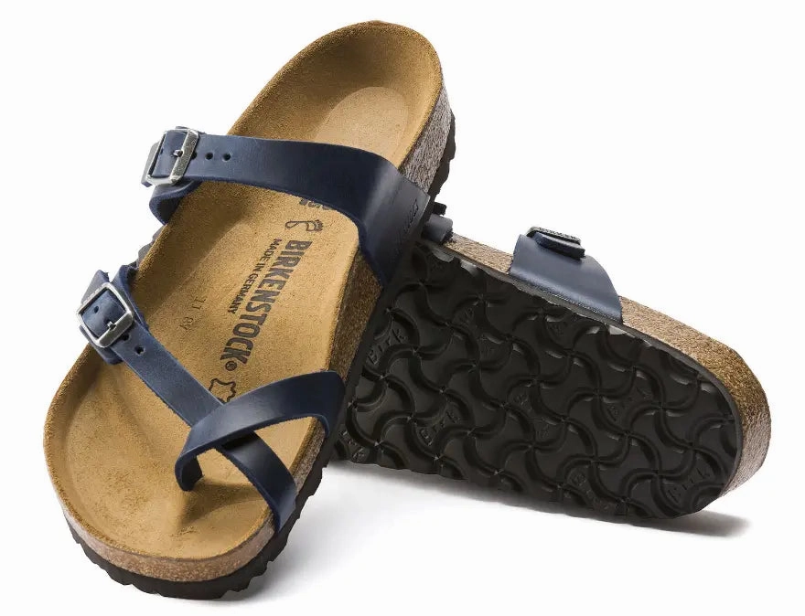 Womens Birkenstock Mayari Oiled Leather  Elegant Sandal with Supportive Comfort Birkenstock ergonomic sandals