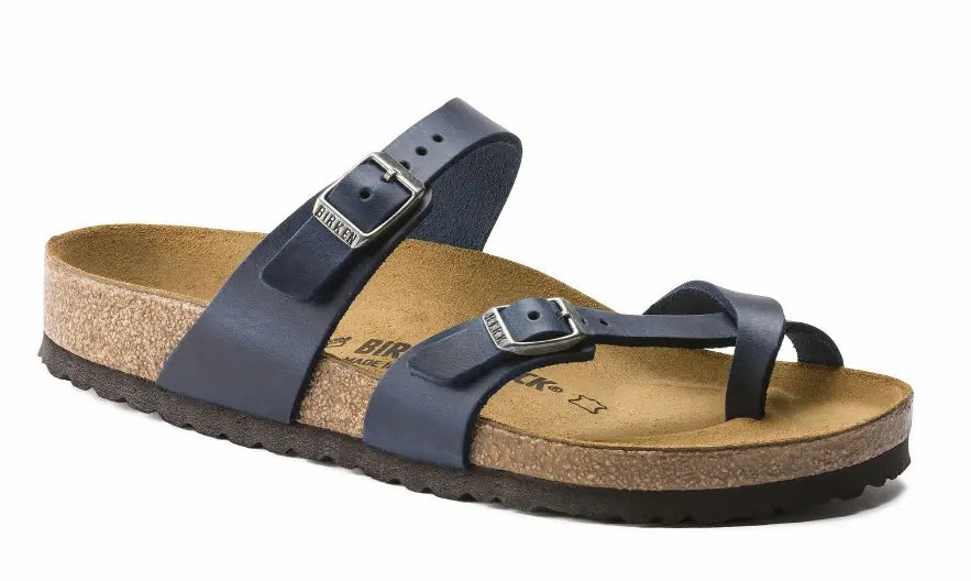 Womens Birkenstock Mayari Oiled Leather  Elegant Sandal with Supportive Comfort Birkenstock ergonomic sandals