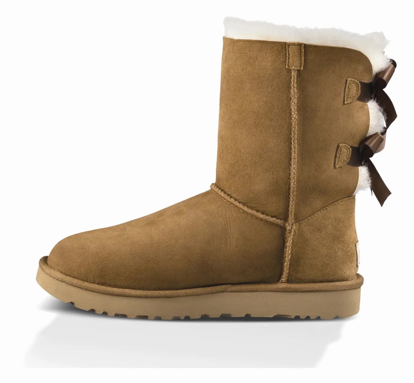 Womens UGG Bailey Bow II  Cozy Sheepskin Boot with Feminine Satin Bows Ugg cozy footwear visuals