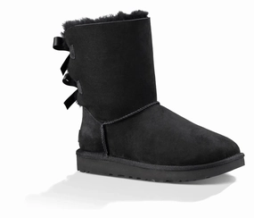 Womens UGG Bailey Bow II  Cozy Sheepskin Boot with Feminine Satin Bows Ugg cozy winter footwear styles