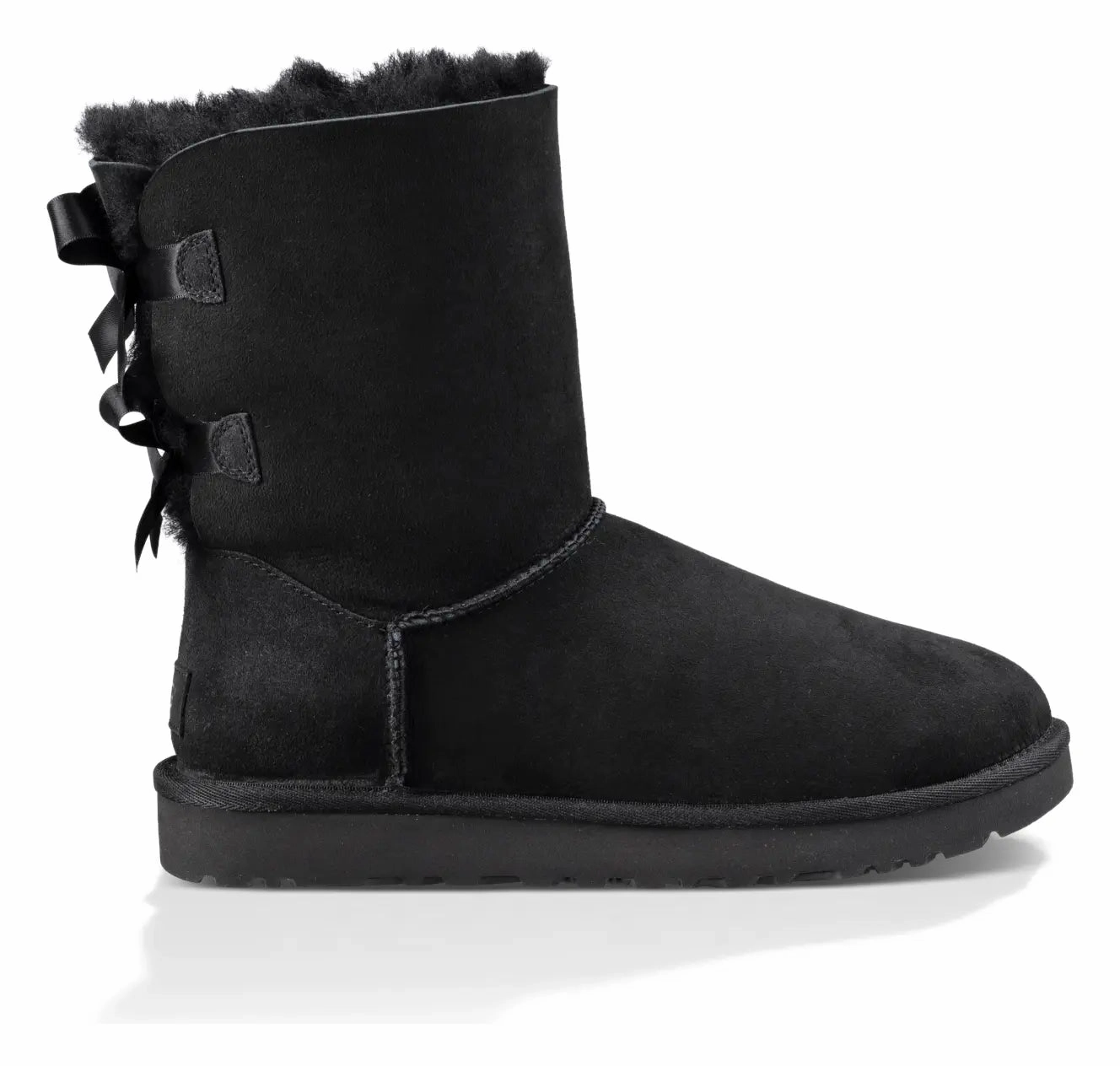 Womens UGG Bailey Bow II  Cozy Sheepskin Boot with Feminine Satin Bows Ugg cozy footwear visuals