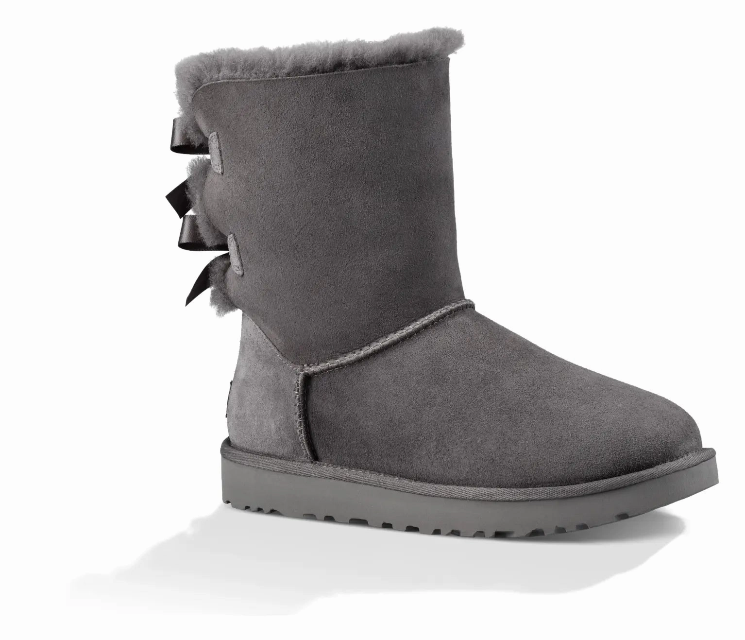 Womens UGG Bailey Bow II  Cozy Sheepskin Boot with Feminine Satin Bows Ugg cozy footwear visuals