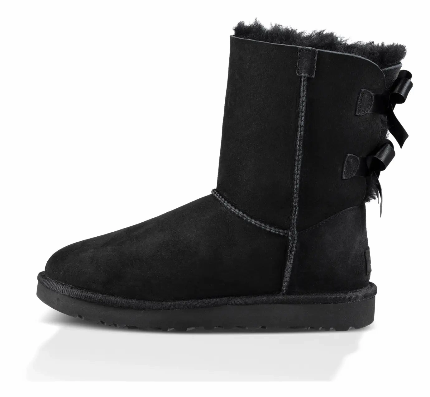 Womens UGG Bailey Bow II  Cozy Sheepskin Boot with Feminine Satin Bows Ugg cozy footwear visuals