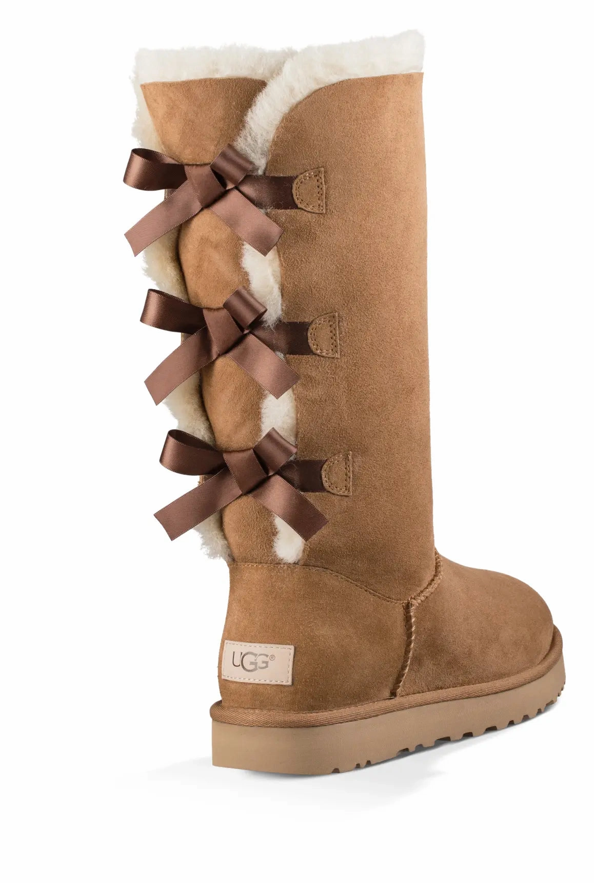 Womens UGG Bailey Bow Tall II  Cozy Sheepskin Boot with Feminine Bows Ugg cozy footwear visuals