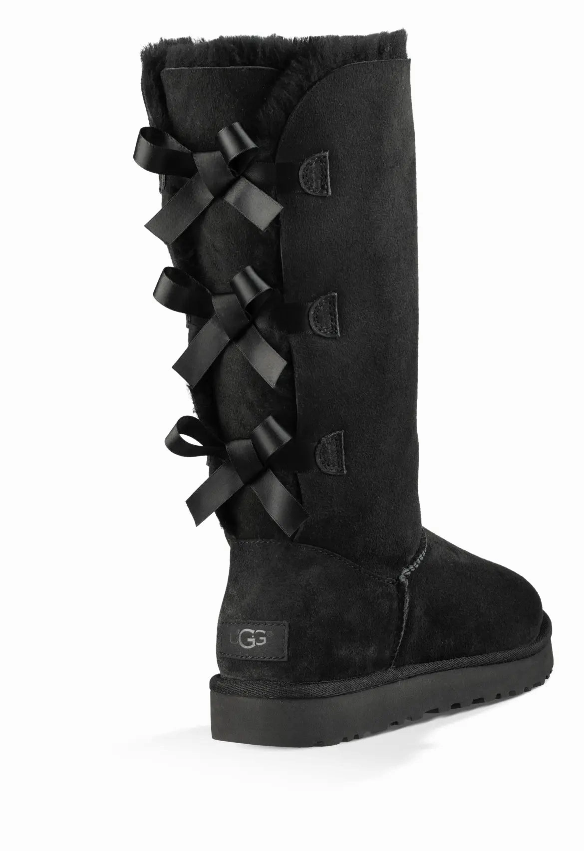 Womens UGG Bailey Bow Tall II  Cozy Sheepskin Boot with Feminine Bows Ugg cozy footwear visuals