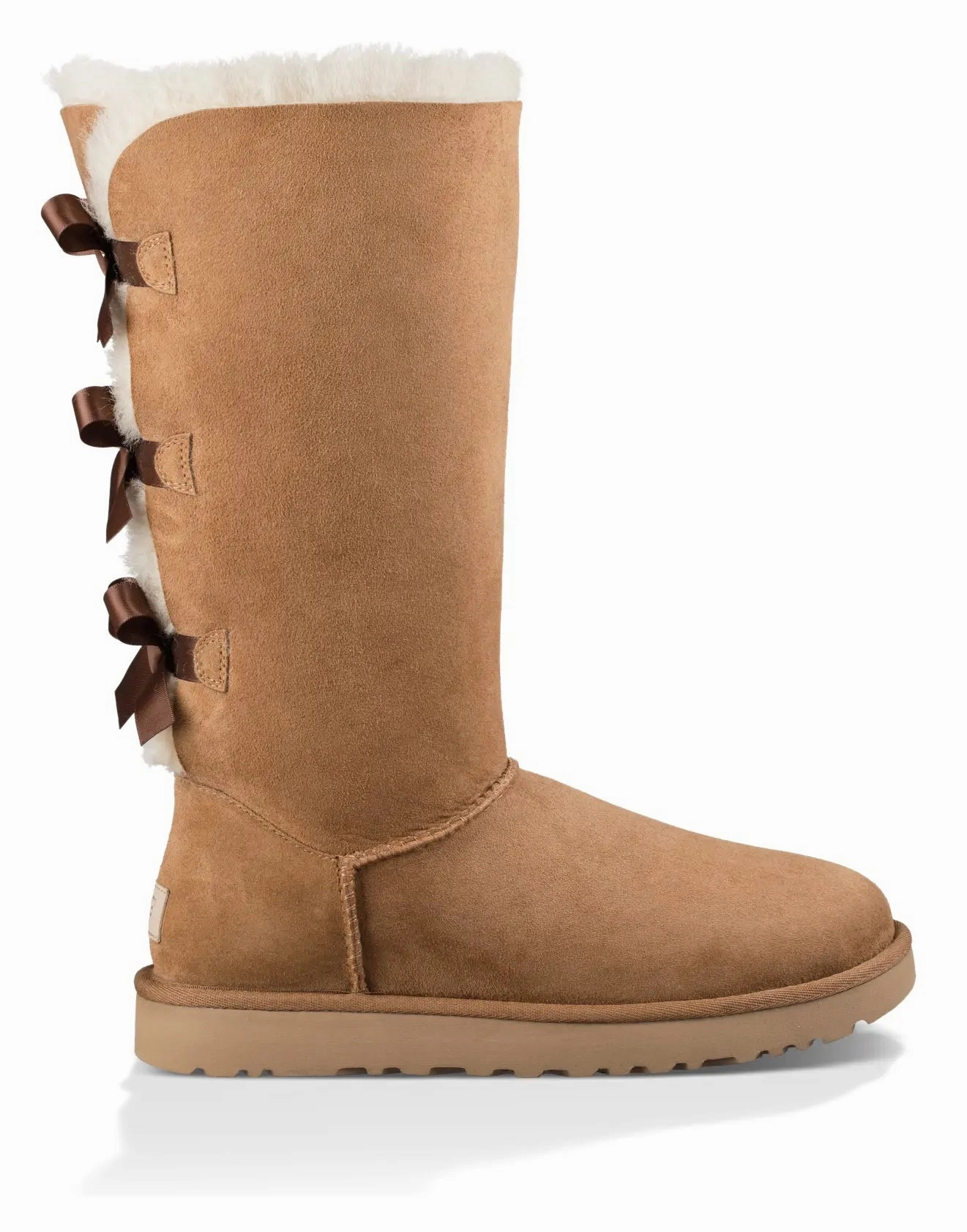 Womens UGG Bailey Bow Tall II  Cozy Sheepskin Boot with Feminine Bows Ugg cozy footwear visuals