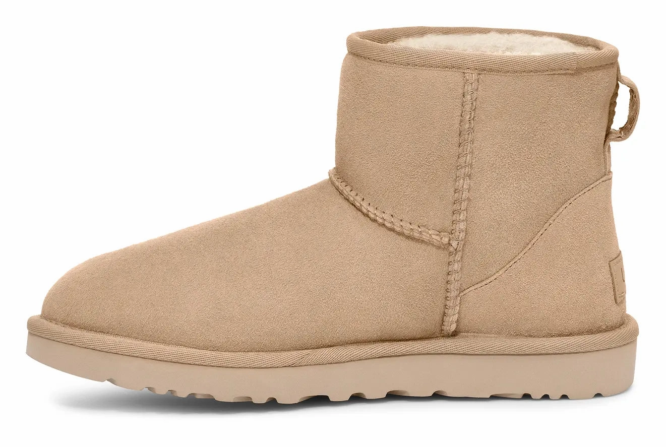Womens UGG Classic Mini II  Iconic Comfort & Effortless Style Ugg cozy footwear visuals