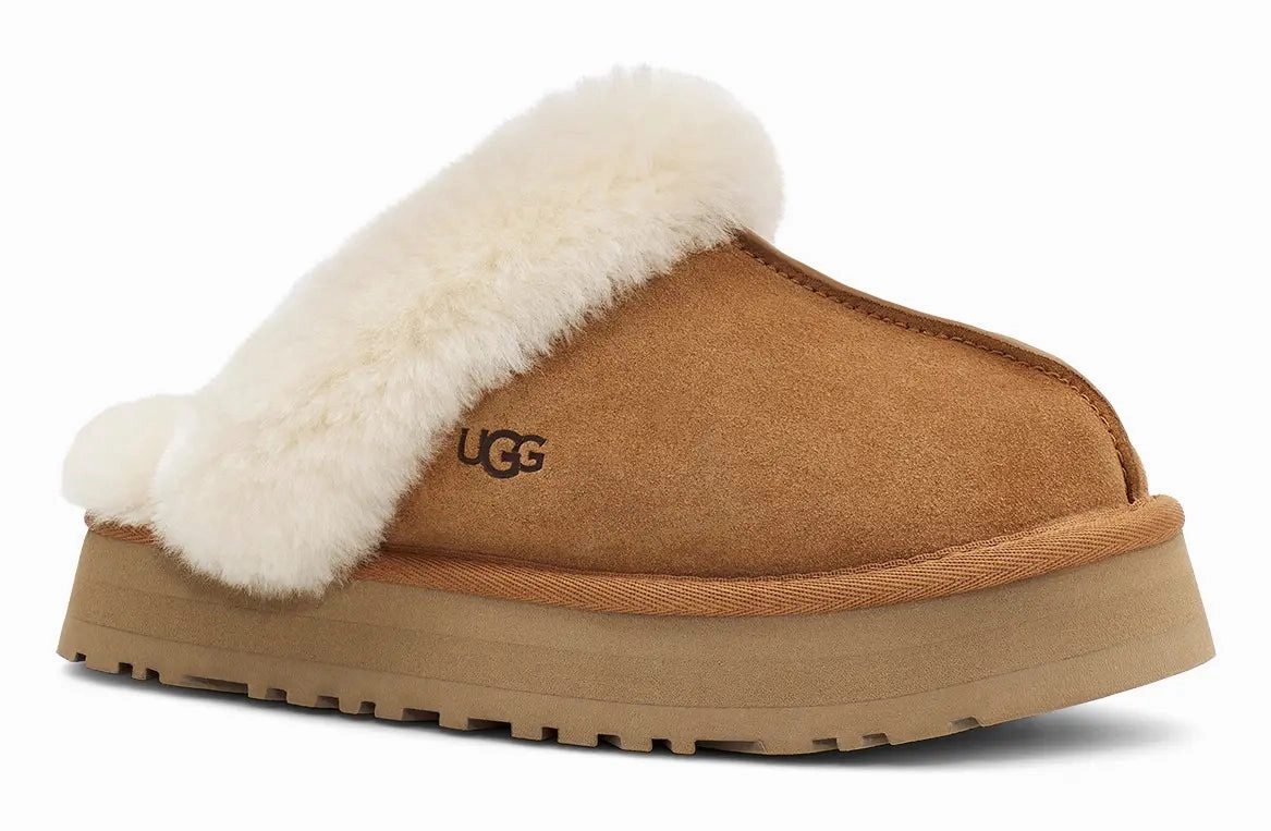 Womens UGG Disquette  A Cozy, Elevated Slipper for Everyday Comfort Ugg cozy footwear visuals