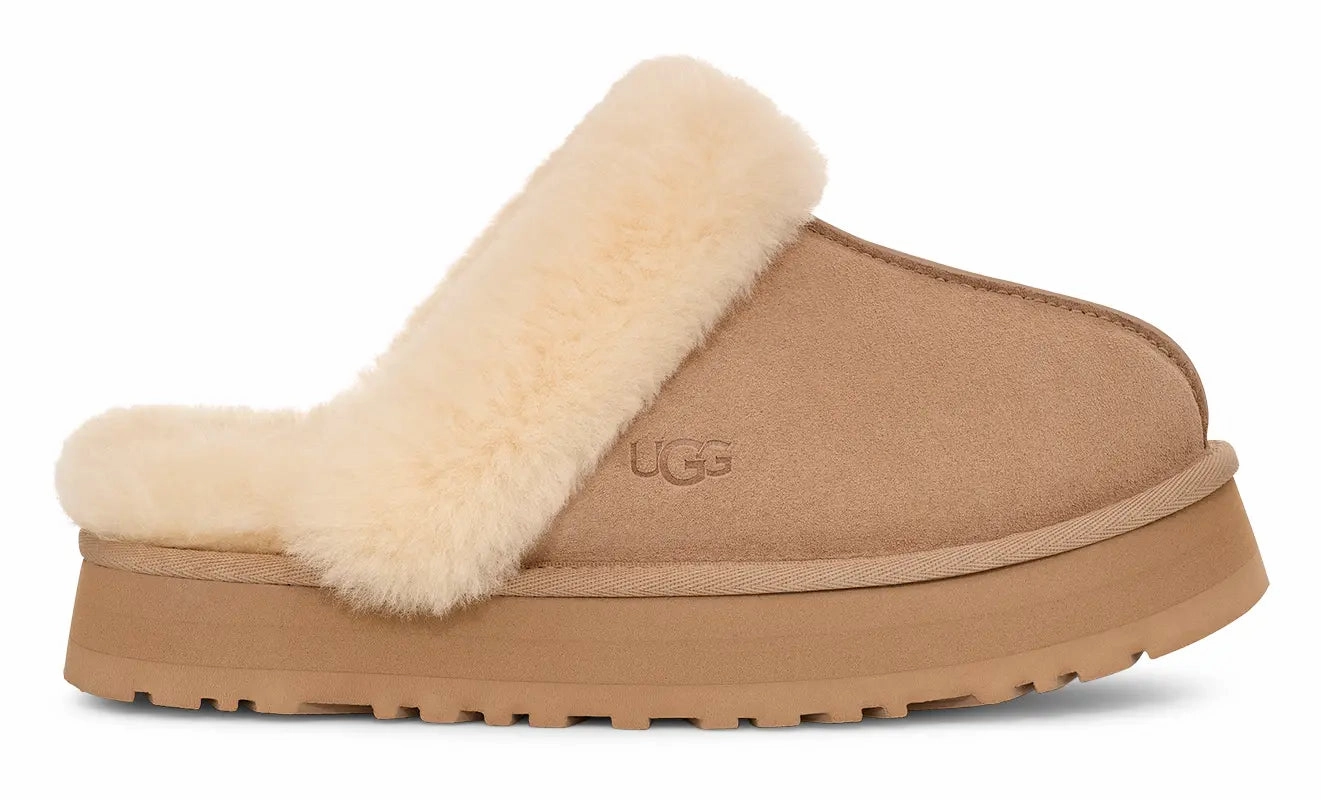 Womens UGG Disquette  A Cozy, Elevated Slipper for Everyday Comfort Ugg cozy footwear visuals