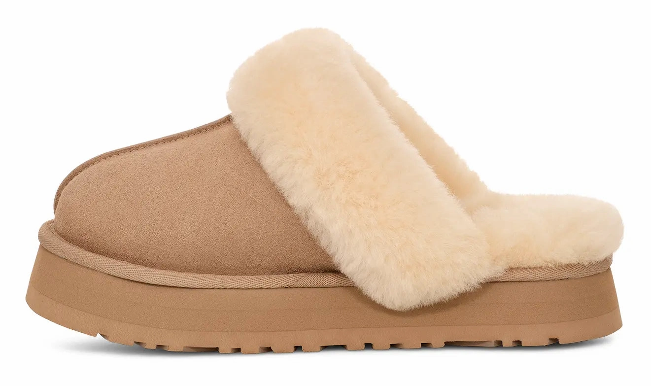 Womens UGG Disquette  A Cozy, Elevated Slipper for Everyday Comfort Ugg cozy footwear visuals