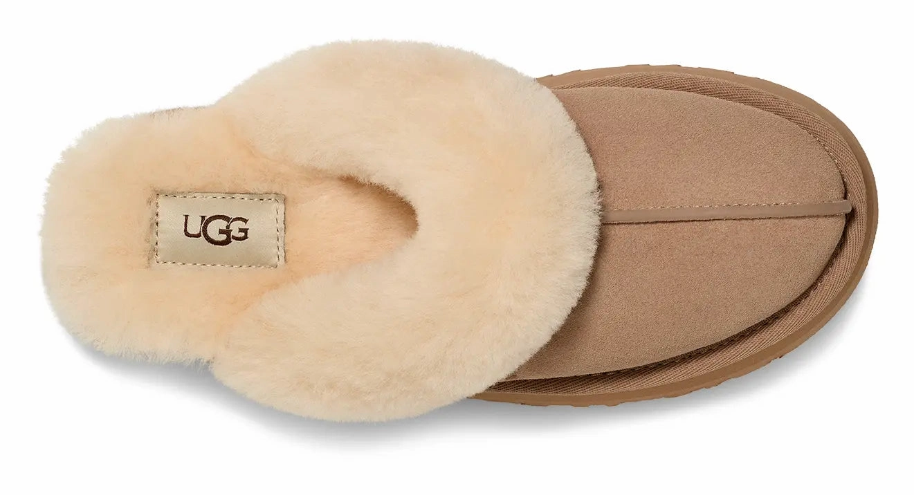 Womens UGG Disquette  A Cozy, Elevated Slipper for Everyday Comfort Ugg cozy footwear visuals