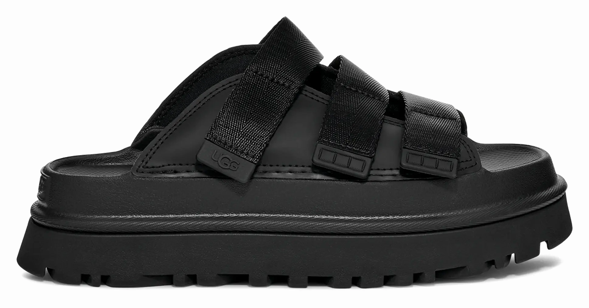 Womens UGG GoldenGlow Slide  Light, Bright & Sustainably Stylish Ugg cozy footwear visuals