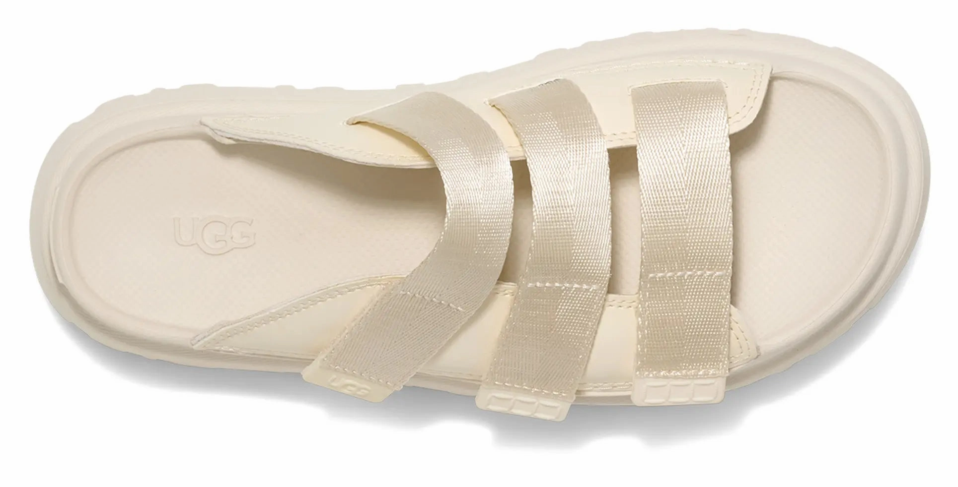 Womens UGG GoldenGlow Slide  Light, Bright & Sustainably Stylish Ugg cozy footwear visuals