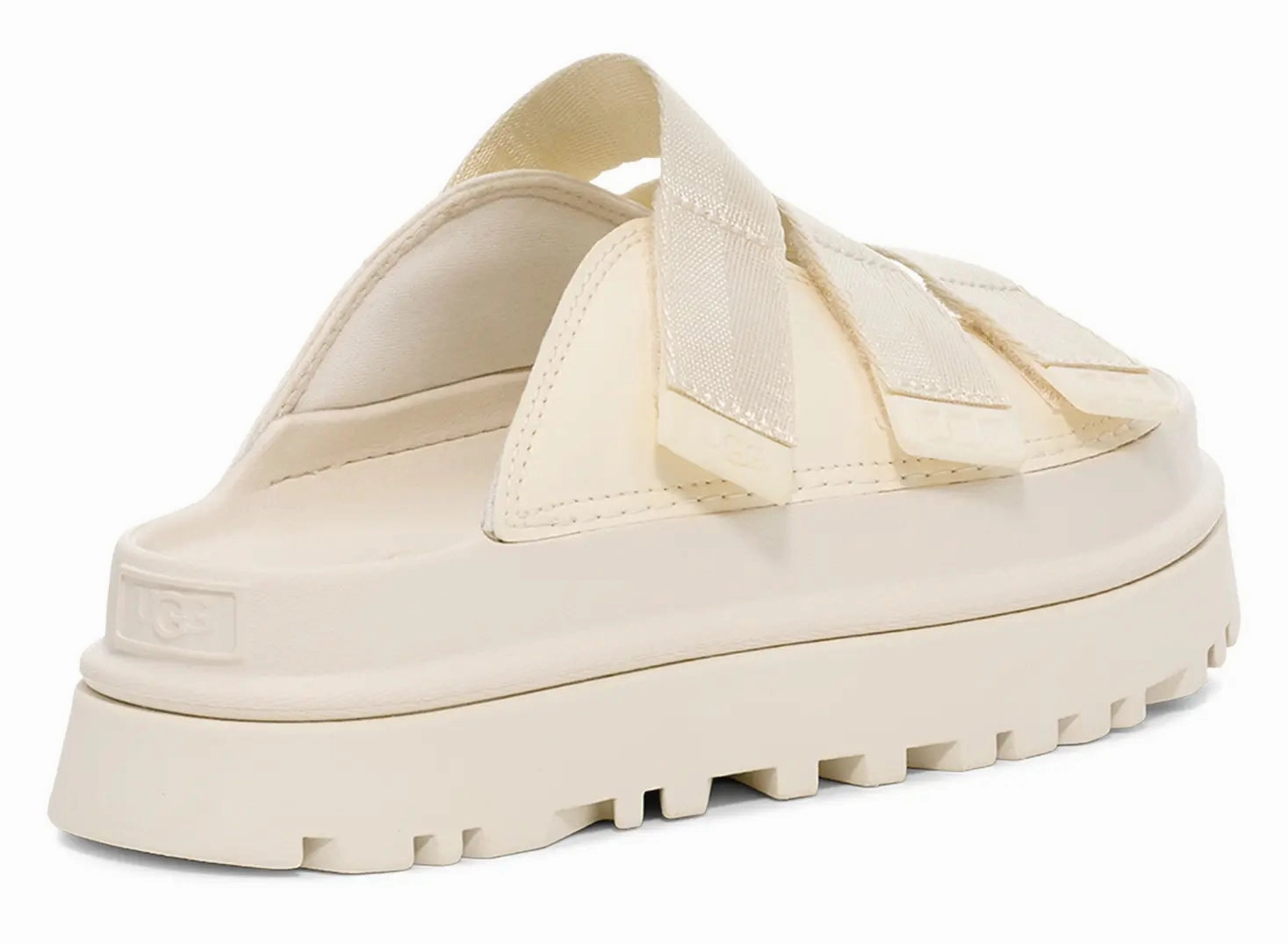 Womens UGG GoldenGlow Slide  Light, Bright & Sustainably Stylish Ugg cozy footwear visuals