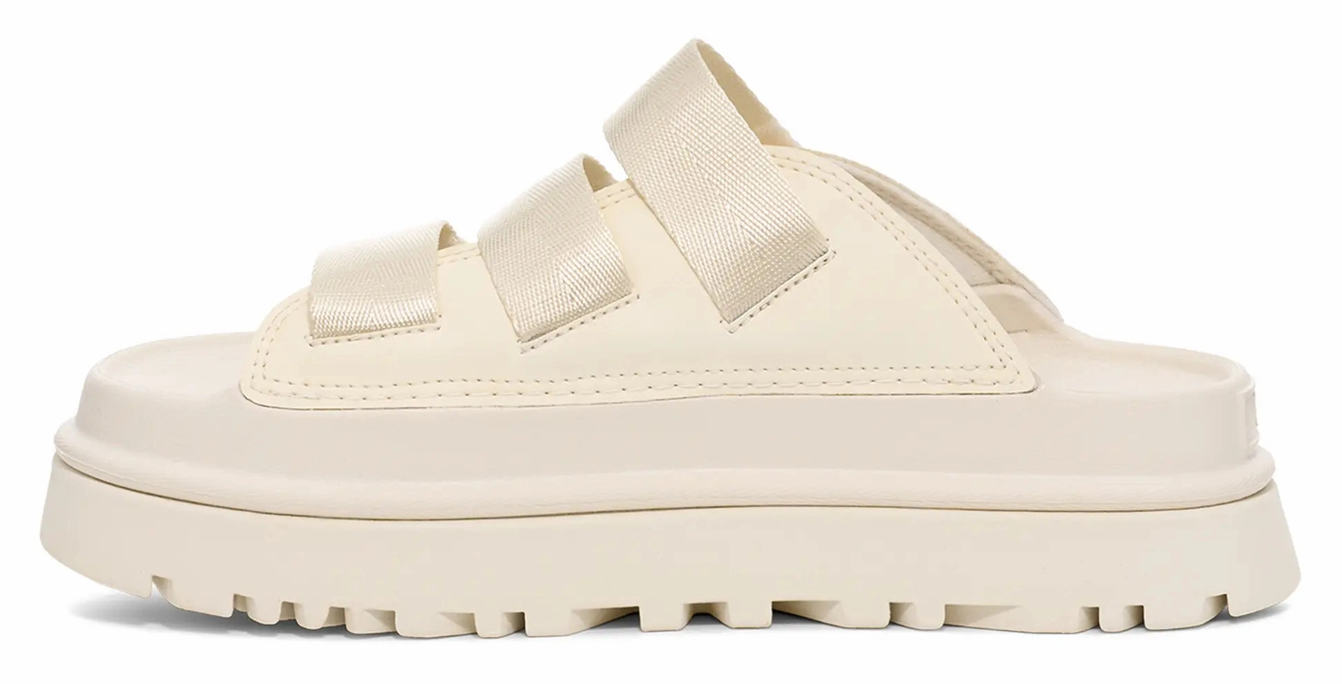 Womens UGG GoldenGlow Slide  Light, Bright & Sustainably Stylish Ugg cozy footwear visuals