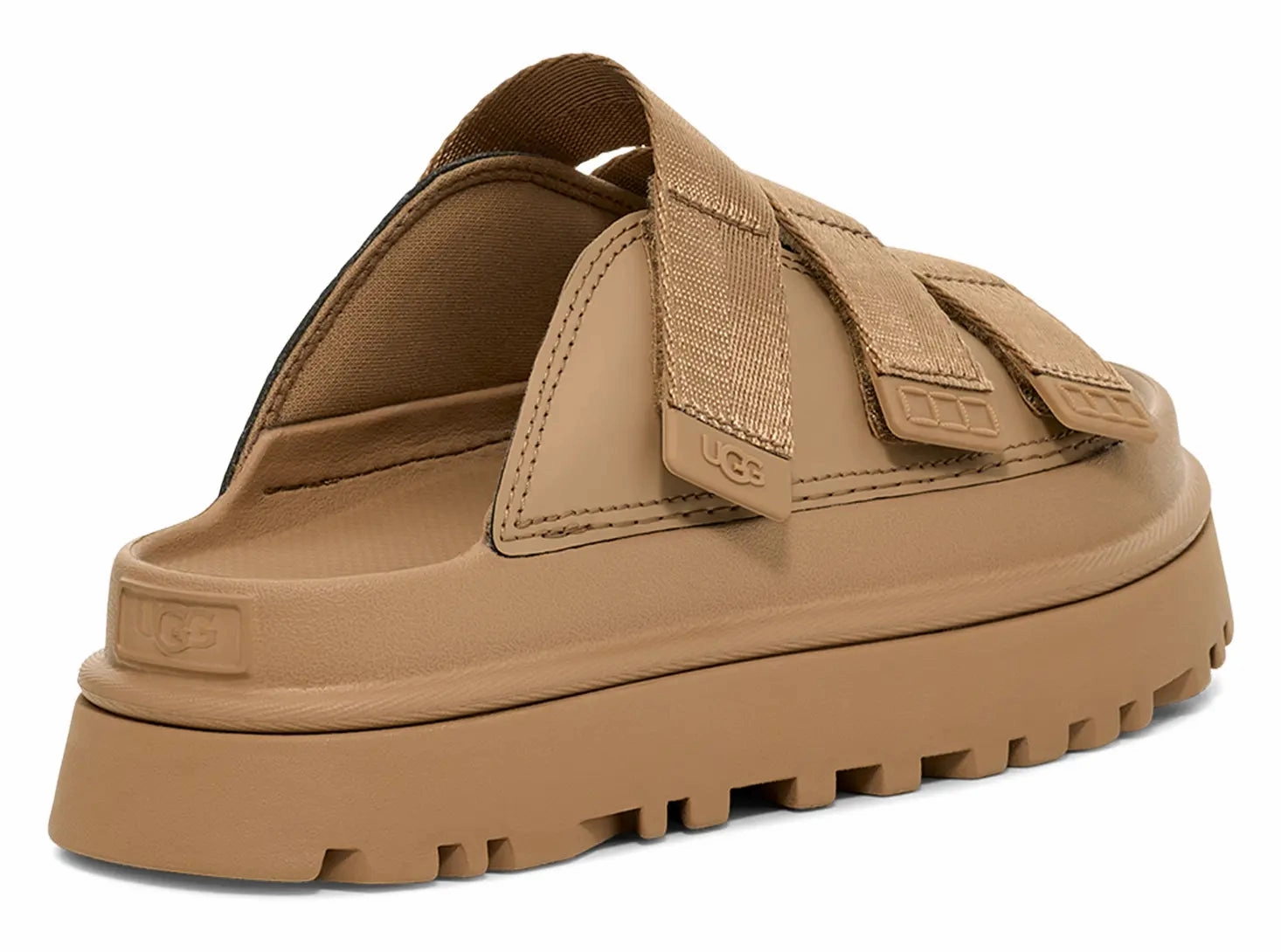 Womens UGG GoldenGlow Slide  Light, Bright & Sustainably Stylish Ugg cozy footwear visuals