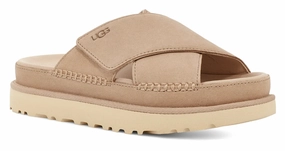 Womens UGG Goldenstar Cross Slide  Light, Luxe & Eco-Friendly Ugg cozy winter footwear styles