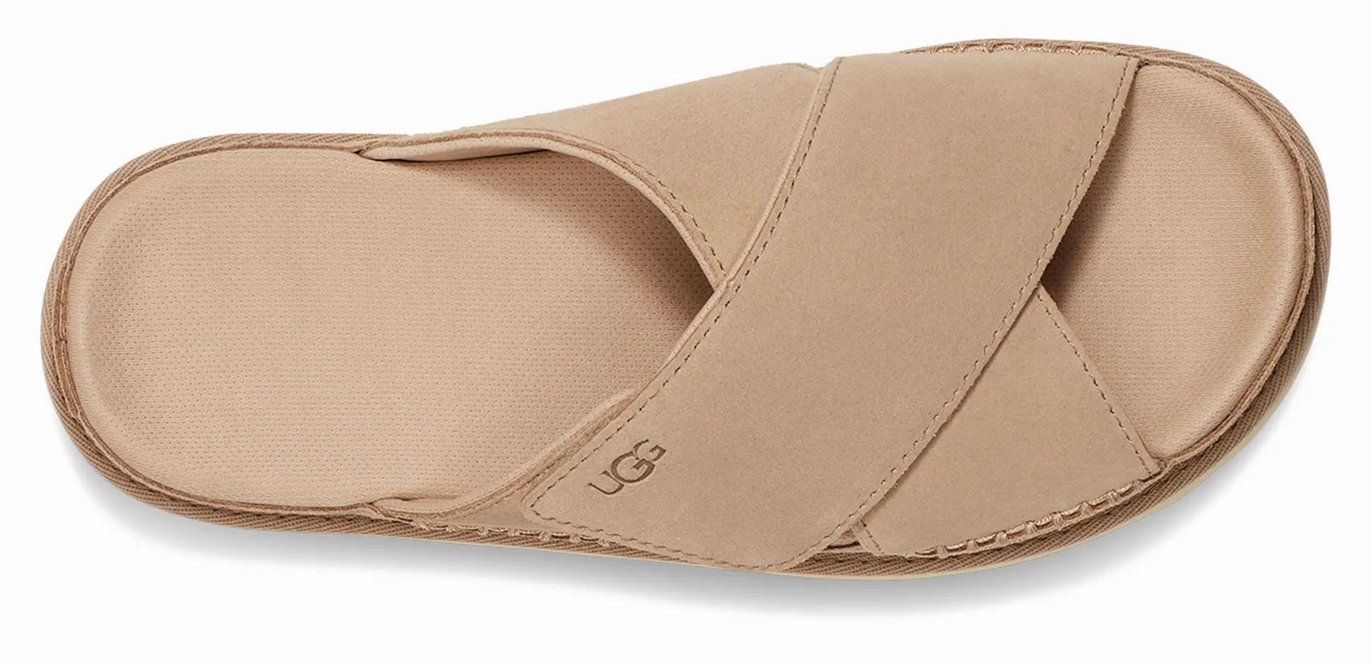 Womens UGG Goldenstar Cross Slide  Light, Luxe & Eco-Friendly Ugg cozy footwear visuals