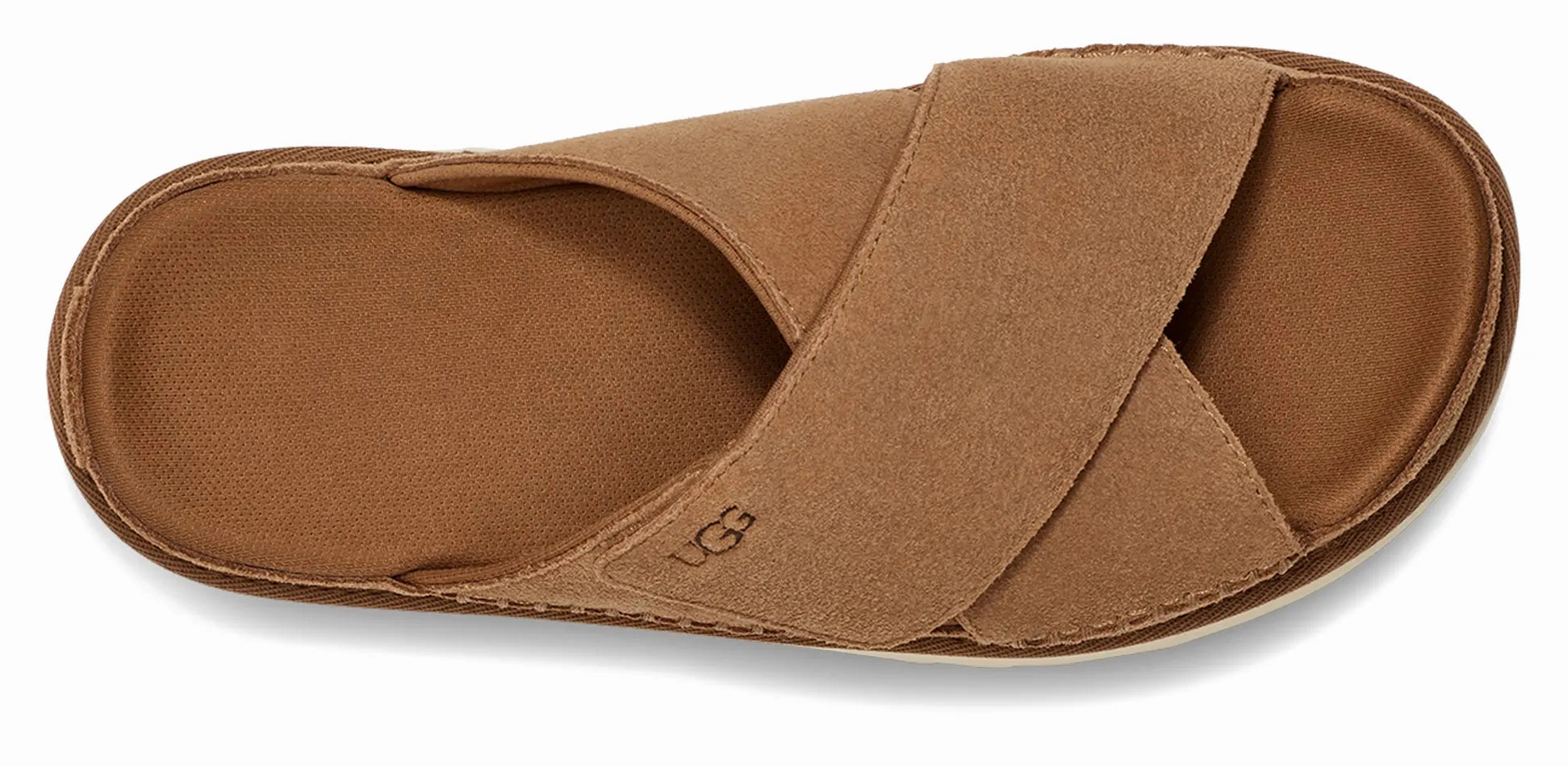 Womens UGG Goldenstar Cross Slide  Light, Luxe & Eco-Friendly Ugg cozy footwear visuals