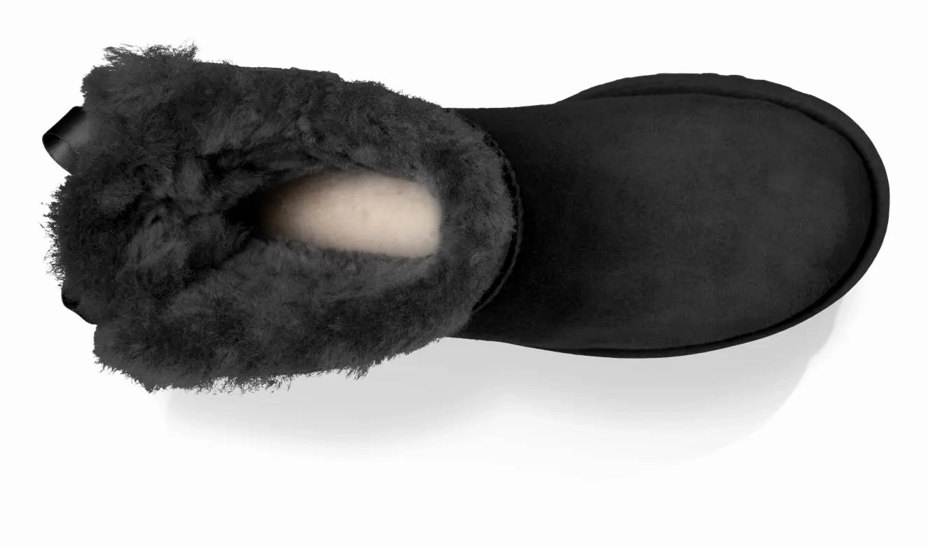 Womens UGG Mini Bailey Bow II  Cozy Sheepskin Boot with a Feminine Touch Ugg cozy footwear visuals