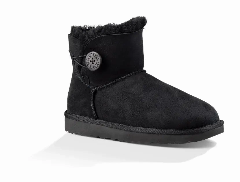 Womens UGG Mini Bailey Button II  Cozy Sheepskin Boot with Versatile Style Ugg cozy winter footwear styles