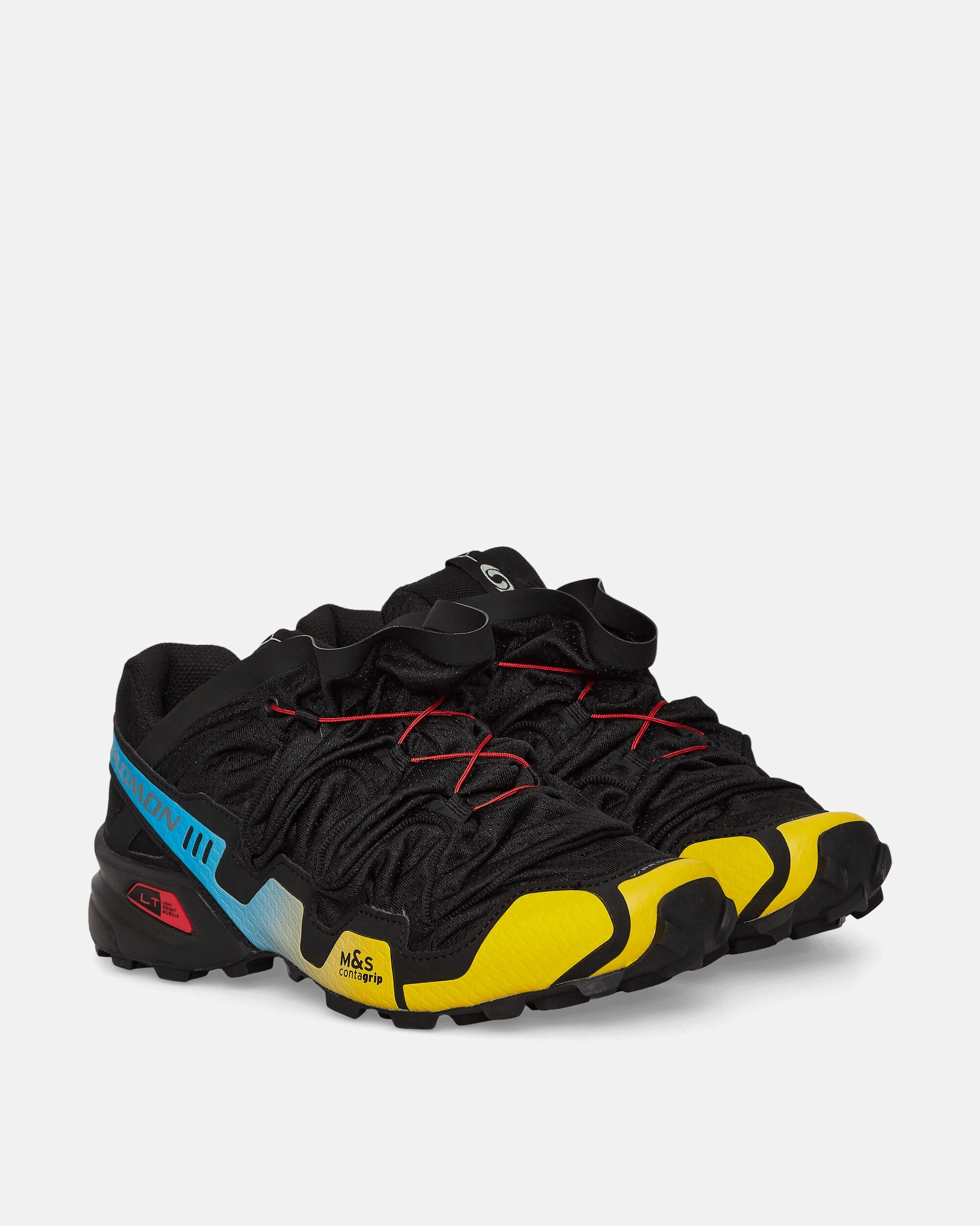 Y/Project Speedcross 3 Sneakers Black / Lemon / Transcend Blue Mountain Trail Runners